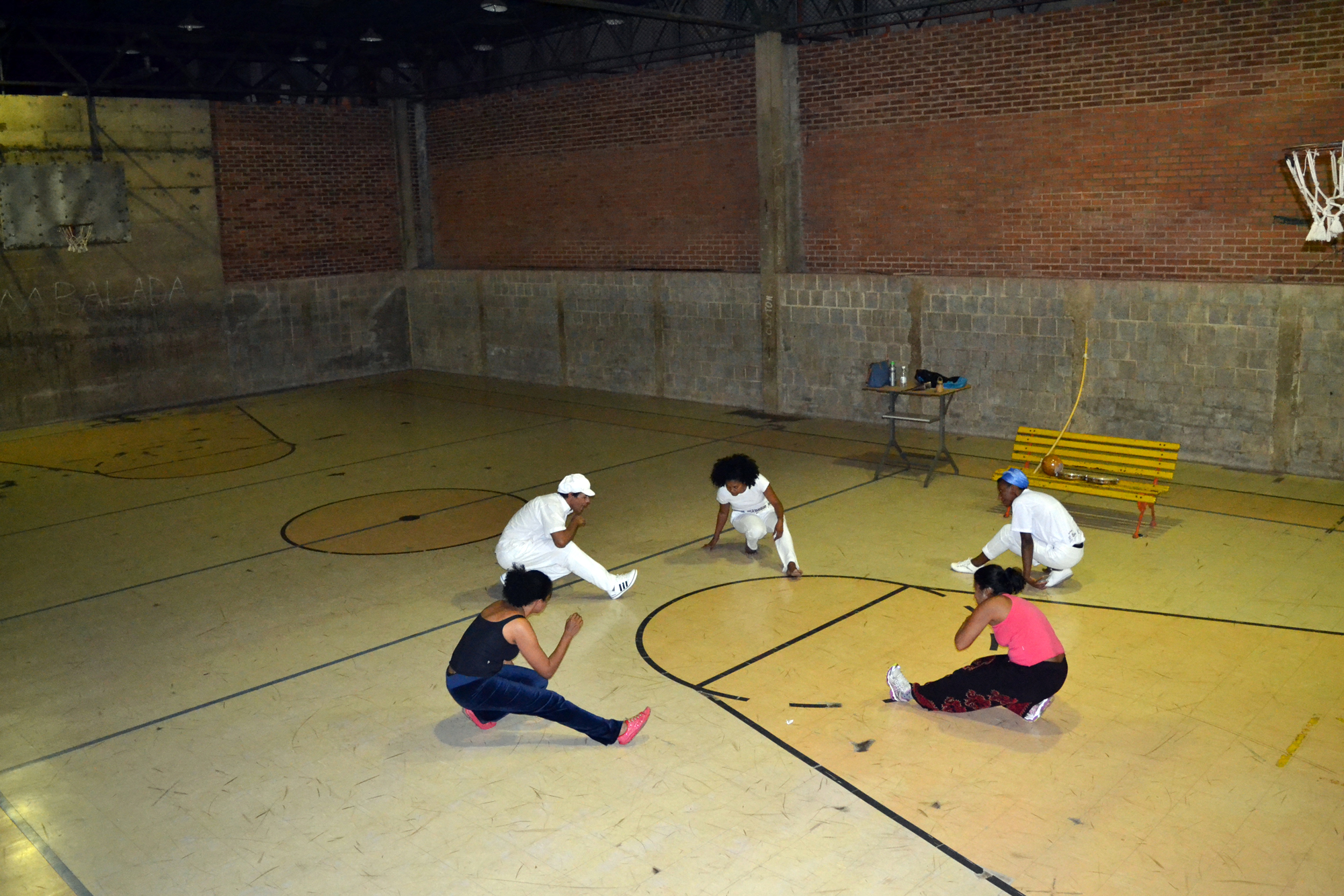 As rodas de capoeira para mulheres da comunidade negra são realizadas no miniginásio do Câmpus Goiânia, nas terças e quintas-feiras, às 19 horas.